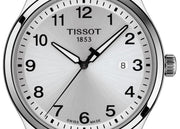 Tissot T-Sport Gent XL Silver Dial Brown Leather Strap Watch for Men - T116.410.16.037.00