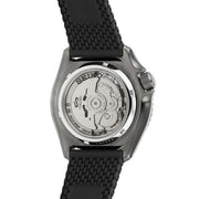 Seiko 5 Sports SKX Series Automatic Black Dial Black Silicone Strap Watch for Men - SRPD65K2