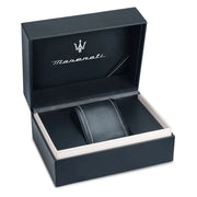 Maserati Attrazione Chronograph Black Dial Two Tone Steel Strap Watch for Men - R8853151002