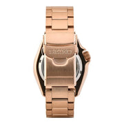 Seiko 5 Sports 55th Anniversary Limited Edition Rose Gold Dial Rose Gold Steel Strap Watch for Men - SRPK08K1