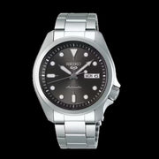 Seiko 5 Sports Automatic Grey Dial Silver Steel Strap Watch for Men - SRPE51K1