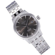 Seiko Presage Cocktail Time Automatic Black Dial Silver Steel Strap Watch for Men - SRPE17J1