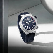 Versace Greca Diver Quartz Blue Dial Blue Rubber Strap Watch for Men - VE8G00124