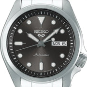 Seiko 5 Sports Automatic Grey Dial Silver Steel Strap Watch for Men - SRPE51K1