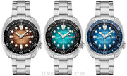 Seiko Prospex US Special Edition King Turtle Automatic Brown Dial Silver Steel Strap Watch for Men - SRPH55