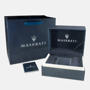 Maserati Tradizione Chronograph Blue Dial Silver Steel Strap Watch for Men - R8873646005