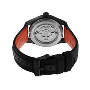 Seiko 5 Sports Flieger Pilot Automatic Black Dial Black Nylon Strap Watch for Men - SRPH33K1