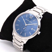 Burberry Classic Blue Dial Silver Steel Strap Watch for Men - BU10007
