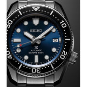 Seiko Prospex Marinemaster Automatic Scuba Divers Blue Dial Silver Steel Strap Watch for Men - SPB187J1