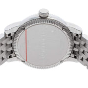 Burberry Utilitarian White Dial Silver Steel Strap Watch for Women - BU7856