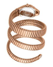 Just Cavalli Ambra Green Dial Rose Gold Steel Strap Watch for Women - JC1L370M0045