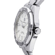 Tag Heuer Aquaracer Automatic White Dial Silver Steel Strap Watch for Men - WAY2111.BA0928
