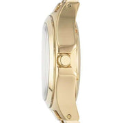 Marc Jacobs Henry Gold Dial Gold Steel Strap Watch for Women - MBM3295