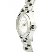 Marc Jacobs Henry Dinky Silver Dial Silver Steel Strap Watch for Women - MBM3198