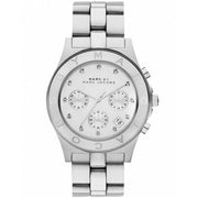 Marc Jacobs Blade White Dial SIlver Steel Strap Watch for Women - MBM3100