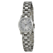 Marc Jacobs Henry Dinky Silver Dial Silver Steel Strap Watch for Women - MBM3198