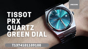 Tissot PRX Green Dial Silver Steel Strap Watch For Men - T137.410.11.091.00