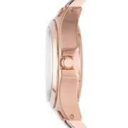 Marc Jacobs Henry Rose Gold Dial Rose Gold Steel Strap Watch for Women - MBM3296