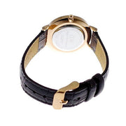 Daniel Wellington Petite Reading White Dial Black Leather Strap Watch For Women - DW00100173