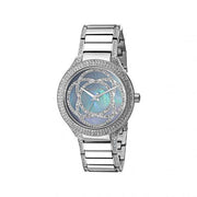 Michael Kors Kerry Mother of Pearl Dial Silver Strap Watch for Women - MK3480