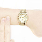 Michael Kors Blair Gold Dial Gold Steel Strap Watch for Women - MK5639
