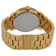 Michael Kors Runway Gold Dial Gold Steel Strap Watch for Women - MK5473