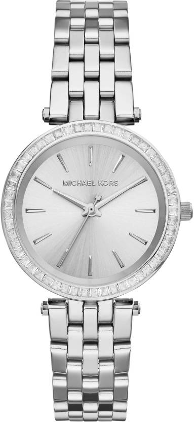 Michael Kors Darci Silver Dial Silver Stainless Steel Strap Watch for Women - MK3364