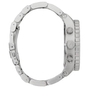 Nixon 51-30 Chrono Grey Dial Silver Steel Strap Watch for Men - A083-2064