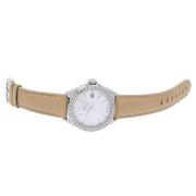 Tag Heuer Formula 1 Quartz Diamonds Mother of Pearl Dial Beige Leather Strap Watch for Women - WBJ131A.FC8254