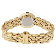 Versace V-Flare Quartz Silver Dial Gold Steel Strap Watch for Women - VEBN00818