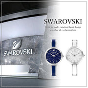 Swarovski Crystalline Delight Analog Blue Dial Two Tone Steel Strap Watch for Women - 5580533