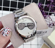 Michael Kors Harman Analog Silver Dial Silver Steel Strap Watch For Women - MK3672