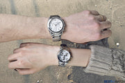 Michael Kors Harman Analog Silver Dial Silver Steel Strap Watch For Women - MK3672