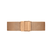 Daniel Wellington Petite Rose Gold Dial Rose Gold Mesh Strap Watch For Women - DW00100472