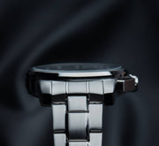Maserati Successo Solar Edition Black Dial Silver Steel Strap Watch For Men - R8873645003