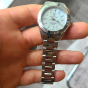 Tag Heuer Aquaracer White Mother of Pearl Dial Watch for Women - WBD1311.BA0740
