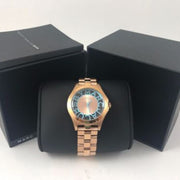 Marc Jacobs Henry Rose Gold Dial Rose Gold Steel Strap Watch for Women - MBM3296