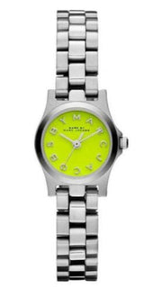 Marc Jacobs Henry Yellow Dial Silver Steel Strap Watch for Women - MBM3201