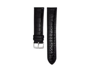 Emporio Armani Black Dial Black Leather Strap Watch For Men - AR0143