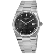 Tissot PRX Powermatic 80 Black Dial Silver Steel Strap Watch For Men - T137.407.11.051.00