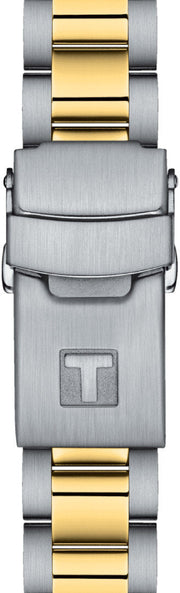 Tissot Seastar 1000 Black Dial Two Tone Steel Strap Watch for Women - T120.210.22.051.00