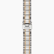 Tudor Style Automatic Diamonds Gold Dial Two Tone Steel Strap Watch for Men - M12713-0007