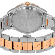 Versace Hellenyium GMT Silver Dial Two Tone Steel Strap Watch for Men - V11030015