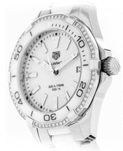 Tag Heuer Aquaracer Diamonds White Dial Two Tone Steel Strap Watch for Women - WAY131H.BA0914