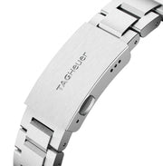 Tag Heuer Aquaracer Calibre 5 Automatic Sunray Brown Dial Silver Steel Strap Watch for Men - WAY2018.BA0927