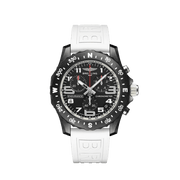 Breitling Endurance Pro Black Dial White Rubber Strap Watch for Men - X82310A71B1S1