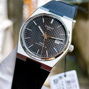 Tissot PRX Powermatic 80 Black Dial Black Rubber Strap Watch for Men - T137.407.17.051.00